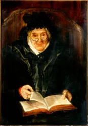 Retrato de una anciana, 1823